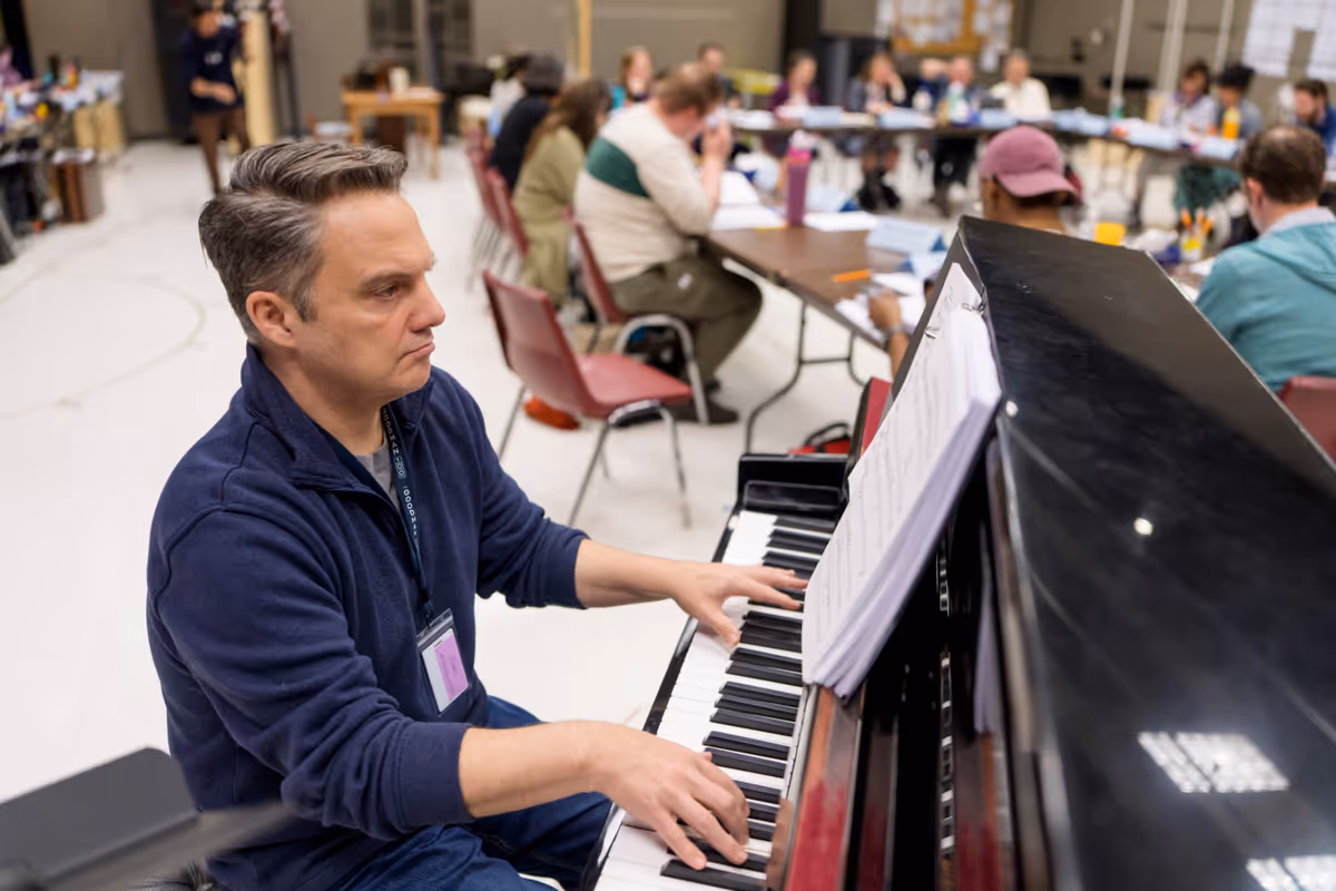 Vadim Feichtner at Photos: Megan Mullally, Nick Offerman and More in ICEBOY! Rehearsals
