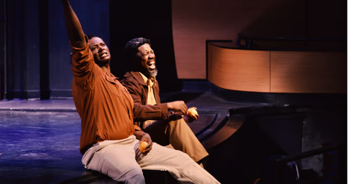 Kelcey Watson and Atandwa Kani at Photos: SIZWE BANZI IS DEAD Opens at Crossroads Theatre Company