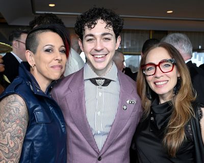 Adrianne Gonzalez, Ali Louis Bourzgui and Kyler England  Photo
