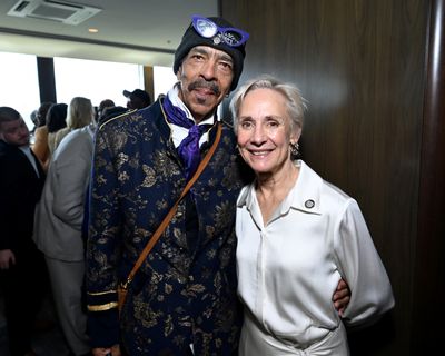 Steve Bargonetti and Laurie Metcalf  Photo