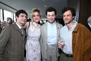 Ben Levi Ross, Hannah Cruz, Bryce Pinkham and Alden Ehrenreich  Photo