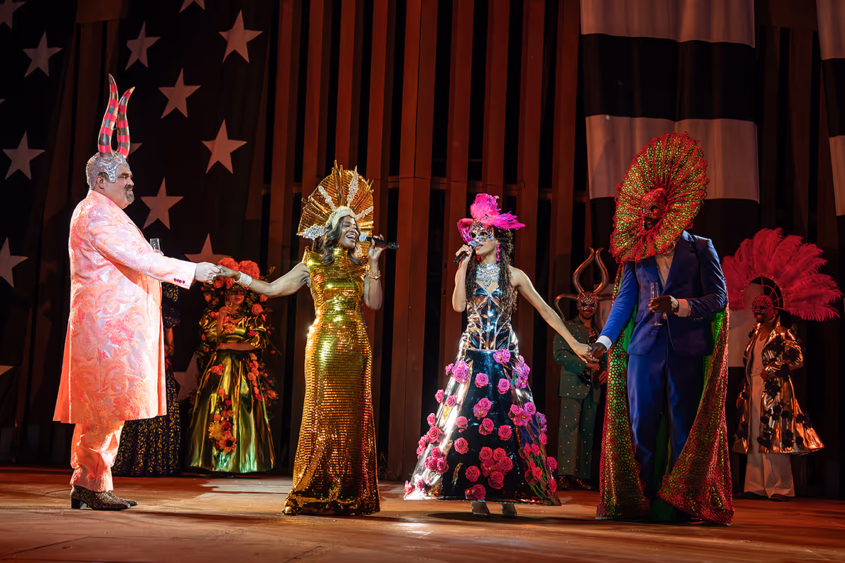 Glenn Fleshler, LaChanze, Ra’Mya Latiah Aikens, and Martin K. Lewis at Photos: LaChanze, Francis Jue and More Free Shakespeare in the Park's ROMEO & JULIET