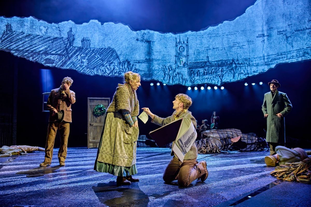 Stephen Beckett, Jo Castleton, Tom Sturgess and Nicholas Khan at Photos: WAR HORSE Returns To National Theatre