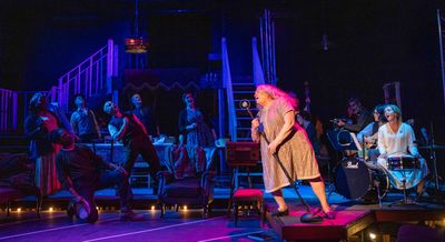 Anne Scurria & the cast of Girl from the North Country.  Photo by Erin X. Smithers. Photo