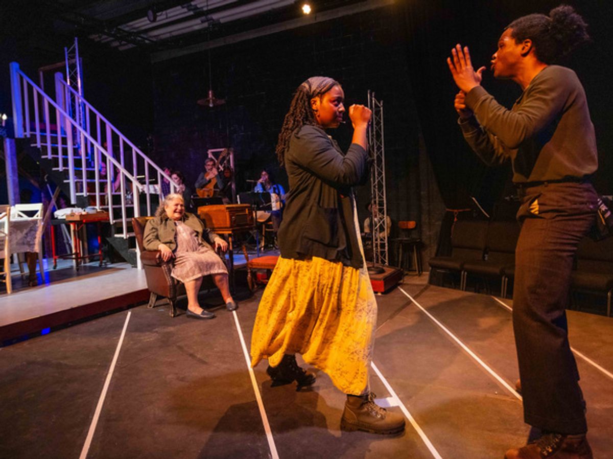 Anne Scurria, Kimstelle Merisma & Rodney Witherspoon.  Photo by Erin X. Smithers. at Photos: GIRL FROM THE NORTH COUNTRY At Wilbury Theatre Group