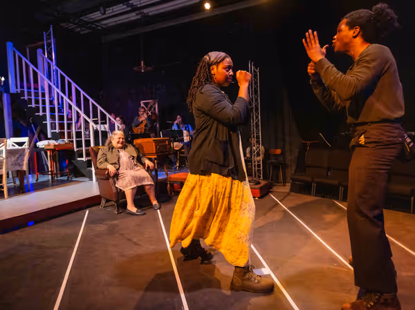 Anne Scurria, Kimstelle Merisma & Rodney Witherspoon. Photo by Erin X. Smithers. Photo
