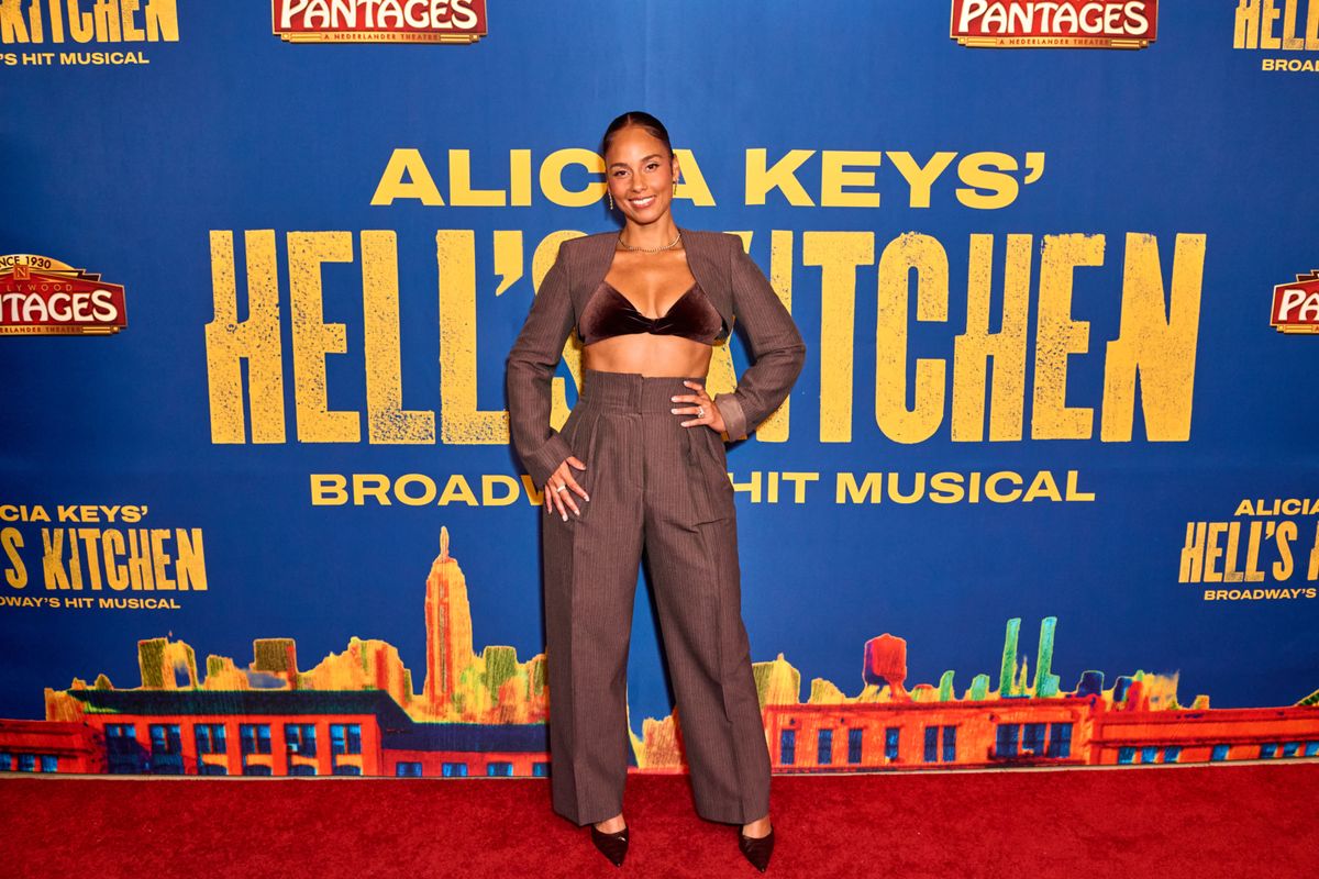 Alicia Keys at Photos: Alicia Keys Attends HELL'S KITCHEN National Tour Opening