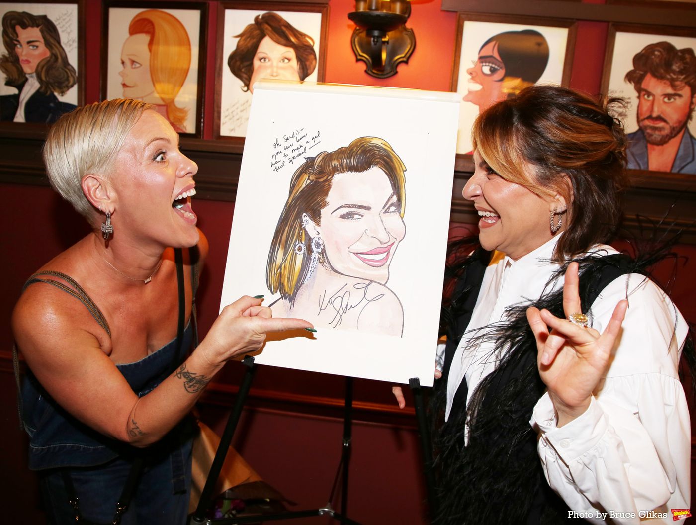 Photos: THE LOST BOYS' Shoshana Bean Receives Portrait at Sardi's Image