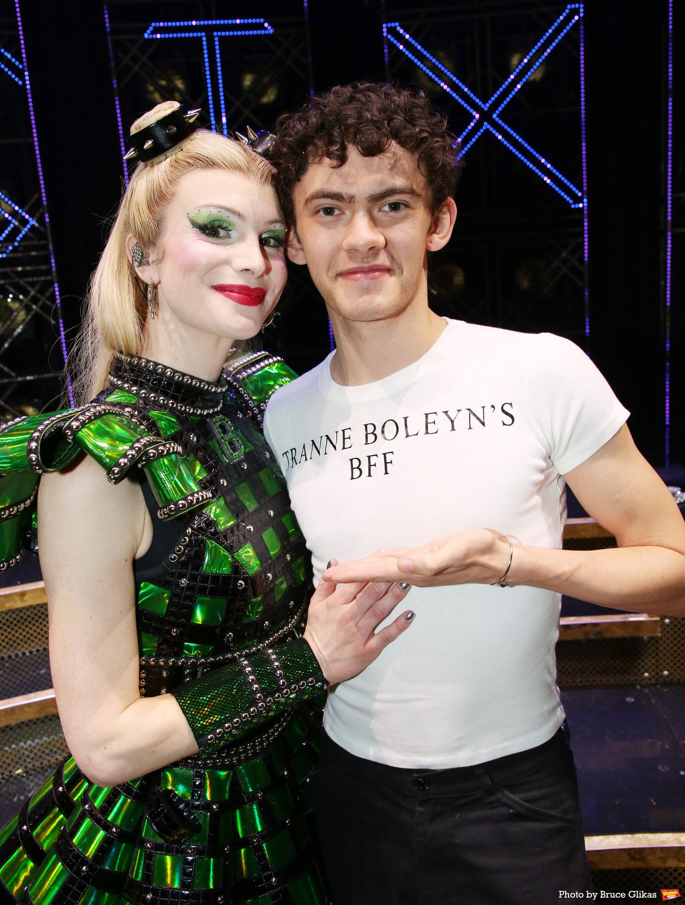 Photos: Patti LuPone, Joe Locke and Tobie Donovan visit SIX THE MUSICAL on Broadway Image