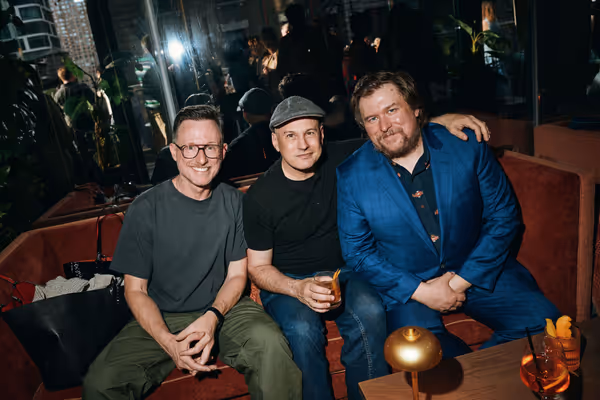 Brad Heberlee, Keith Bunin and Michael Chernus Valerie Terranova Photo