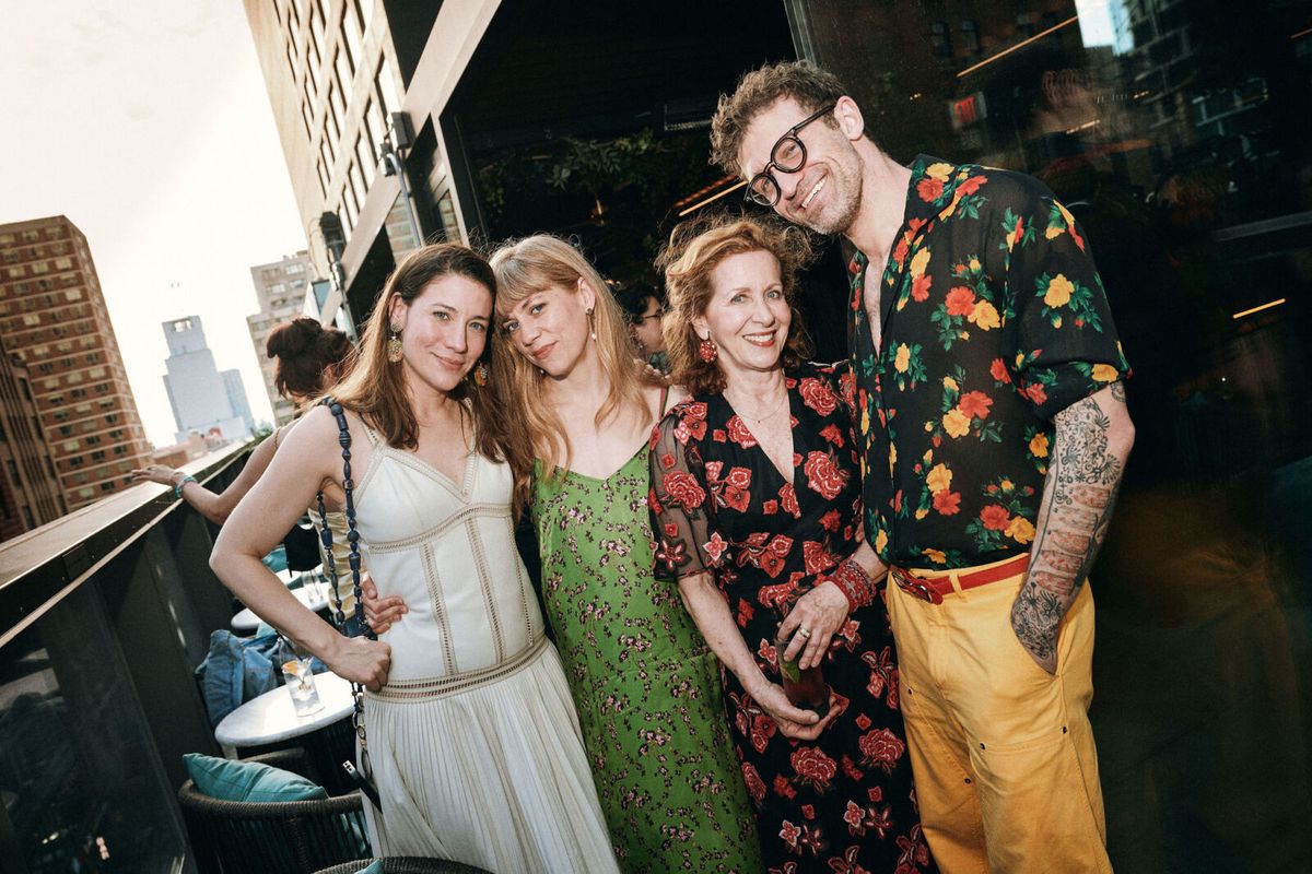 Irene Sofia Lucio, Susannah Flood, Betsy Aidem and Sam Pinkleton  Valerie Terranova at Photos: Men of Broadway Celebrate LIBERATION at Cocktail Party
