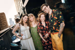 Irene Sofia Lucio, Susannah Flood, Betsy Aidem and Sam Pinkleton  Valerie Terranova Photo