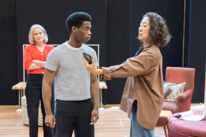 Abigail Cruttenden, Freddie MacBruce and Sandra Oh @ BroadwayWorld Abigail Cruttenden, Freddie MacBruce and Sandra Oh Photo
