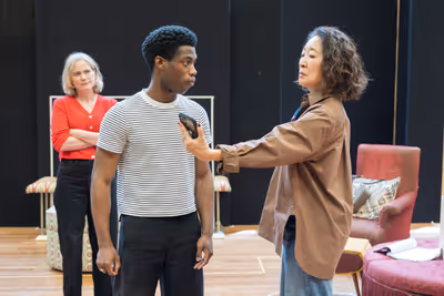 Abigail Cruttenden, Freddie MacBruce and Sandra Oh  Photo