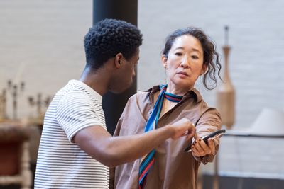Freddie MacBruce and Sandra Oh  Photo