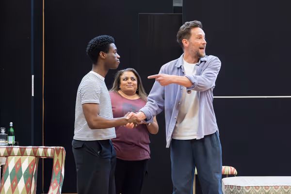 Freddie MacBruce, Rina Fatania and Tom Mison Photo