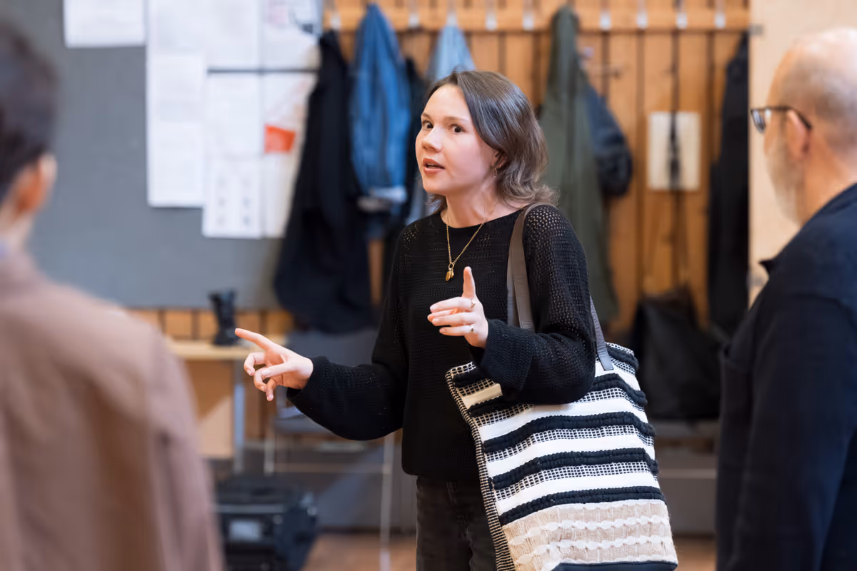 Imogen Elliott at Photos: Sandra Oh and More in Rehearsal For THE MISANTHROPE at the National Theatre