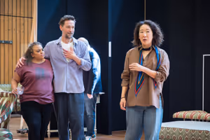Rina Fatania, Tom Mison and Sandra Oh @ BroadwayWorld Rina Fatania, Tom Mison and Sandra Oh Photo
