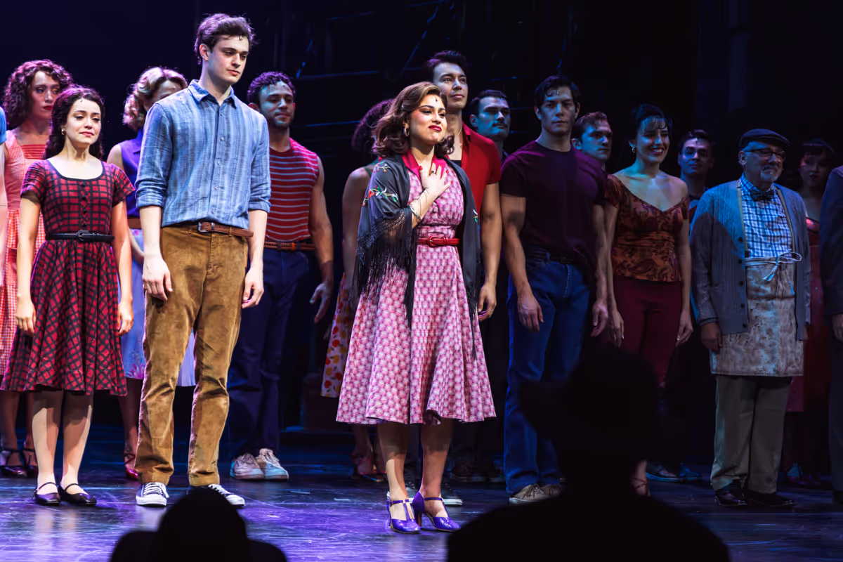 Mikaela Secada and the Company at Photos: Inside Opening Night of WEST SIDE STORY at Paper Mill Playhouse
