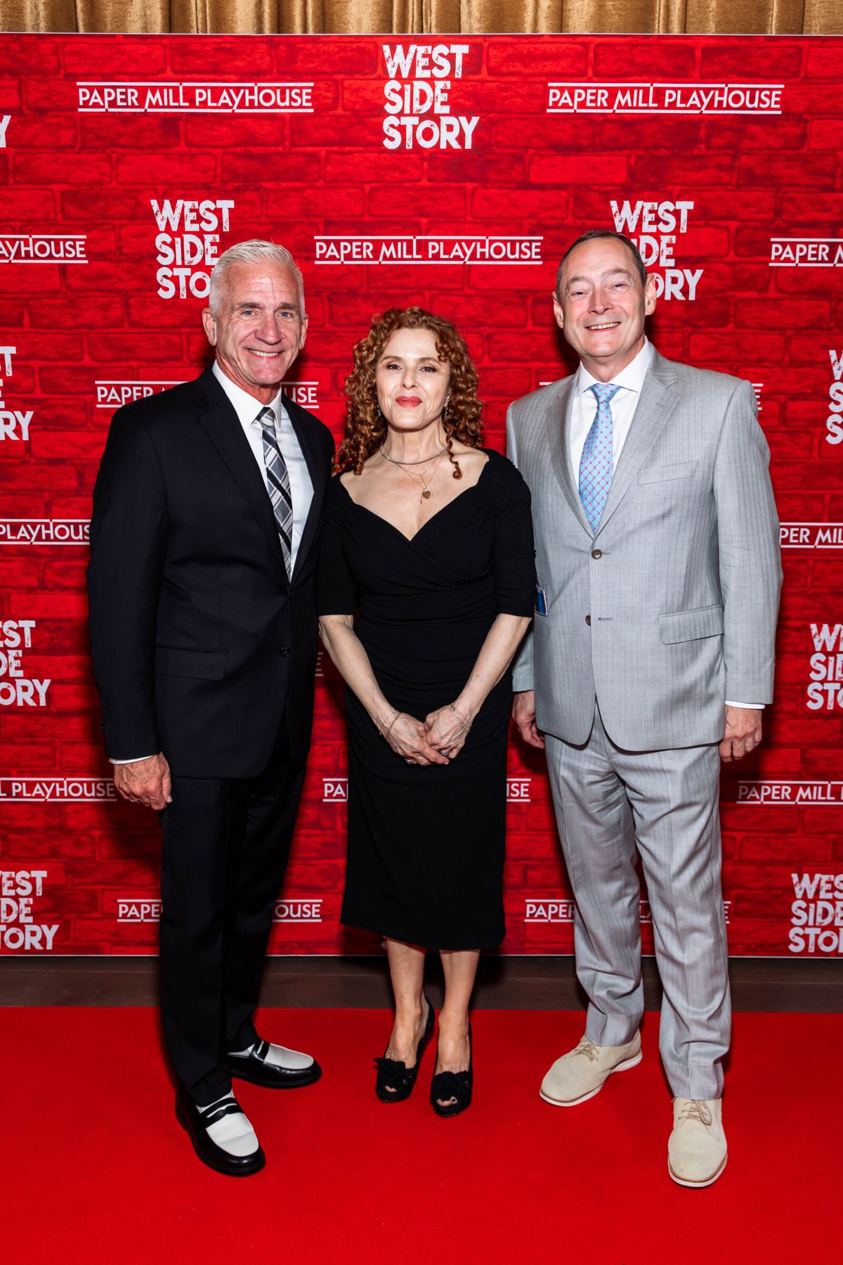 Mark S. Hoebee, Bernadette Peters, and Mike Stotts at Photos: Inside Opening Night of WEST SIDE STORY at Paper Mill Playhouse