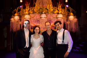Clay Singer, Georgia Mendes, Patrick Wilson, and Francisco Javier González @ BroadwayWorld Clay Singer, Georgia Mendes, Patrick Wilson, and Francisco Javier González Photo