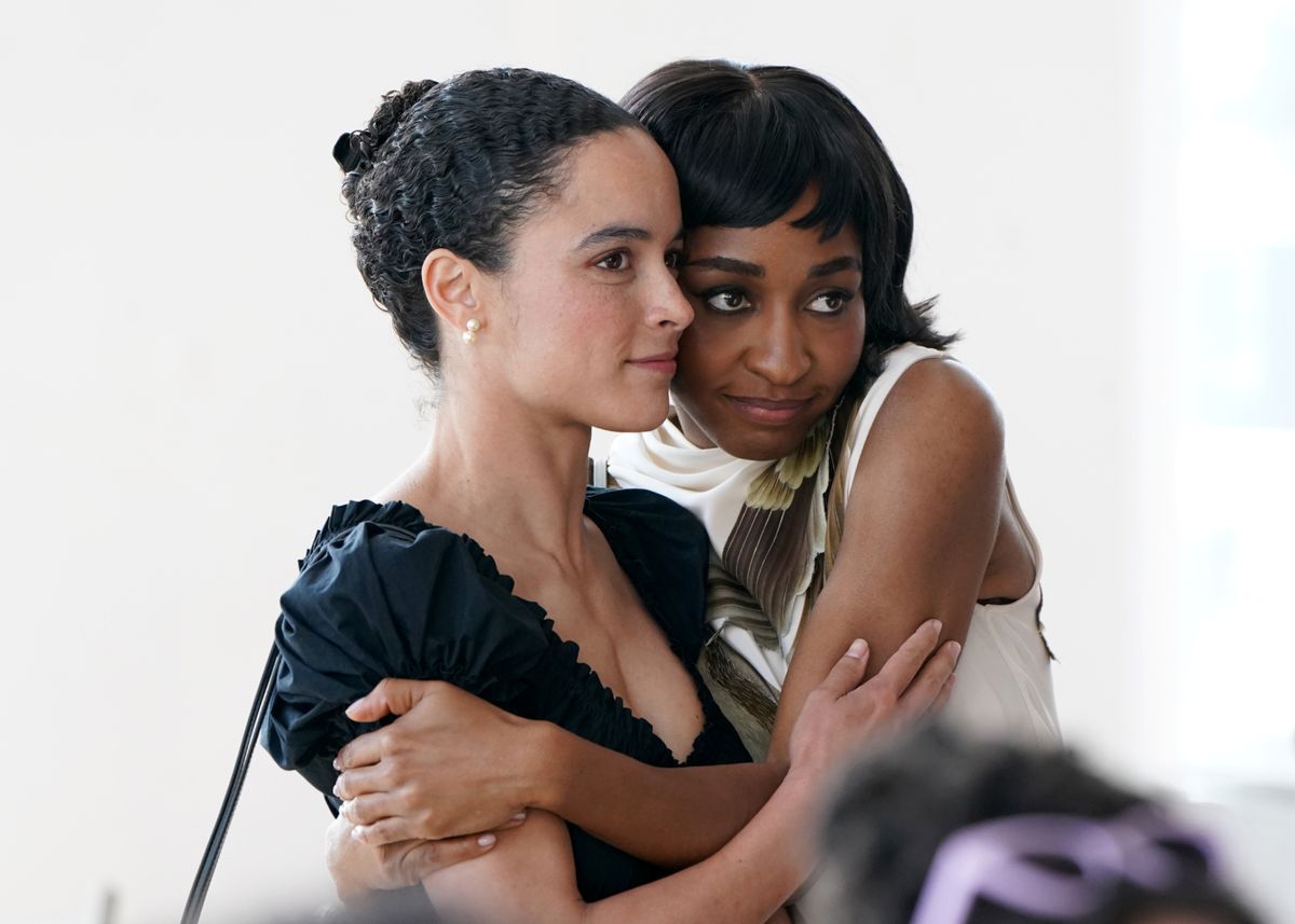 Juliana Canfield and Ayo Edebiri at Photos: Taraji P. Henson, Ayo Edebiri and More Attend the 5th Annual BLACK WOMEN ON BROADWAY AWARDS