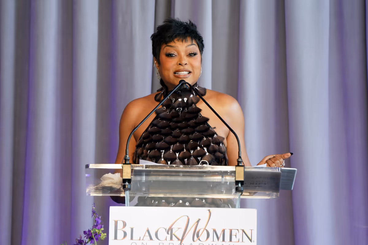Taraji P. Henson at Photos: Taraji P. Henson, Ayo Edebiri and More Attend the 5th Annual BLACK WOMEN ON BROADWAY AWARDS