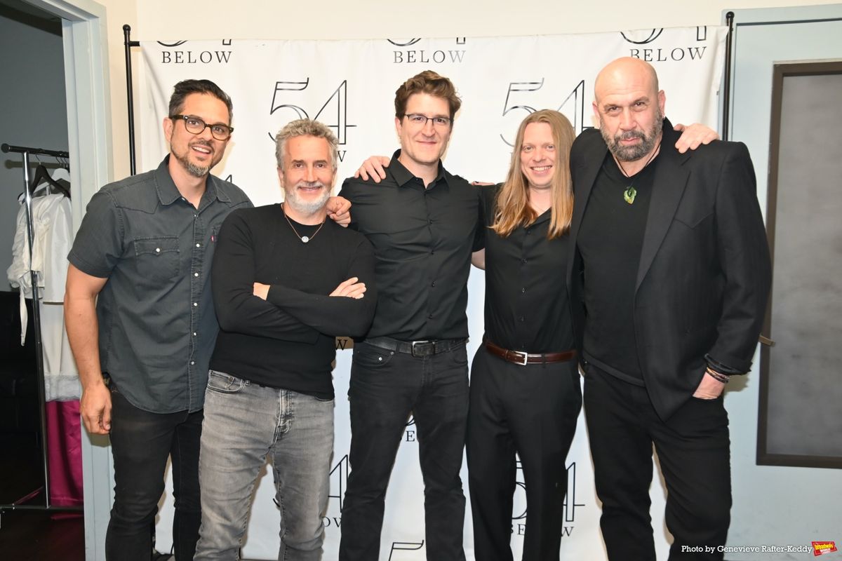 Jeremy Schonfeld with the band-David Previ, Dan Garcia, Matt Dickey and Nate Allen at Photos: THE SONGS OF JEREMY SCHONFELD At 54 Below