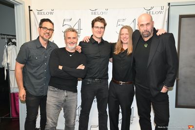 Jeremy Schonfeld with the band-David Previ, Dan Garcia, Matt Dickey and Nate Allen Photo