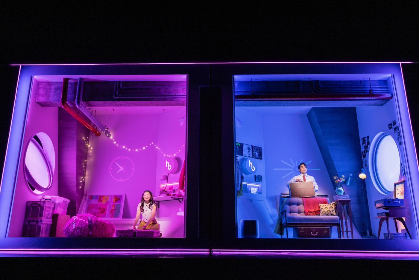 Photos: Zachary Noah Piser and Hannah Kevitt in MAYBE HAPPY ENDING Image