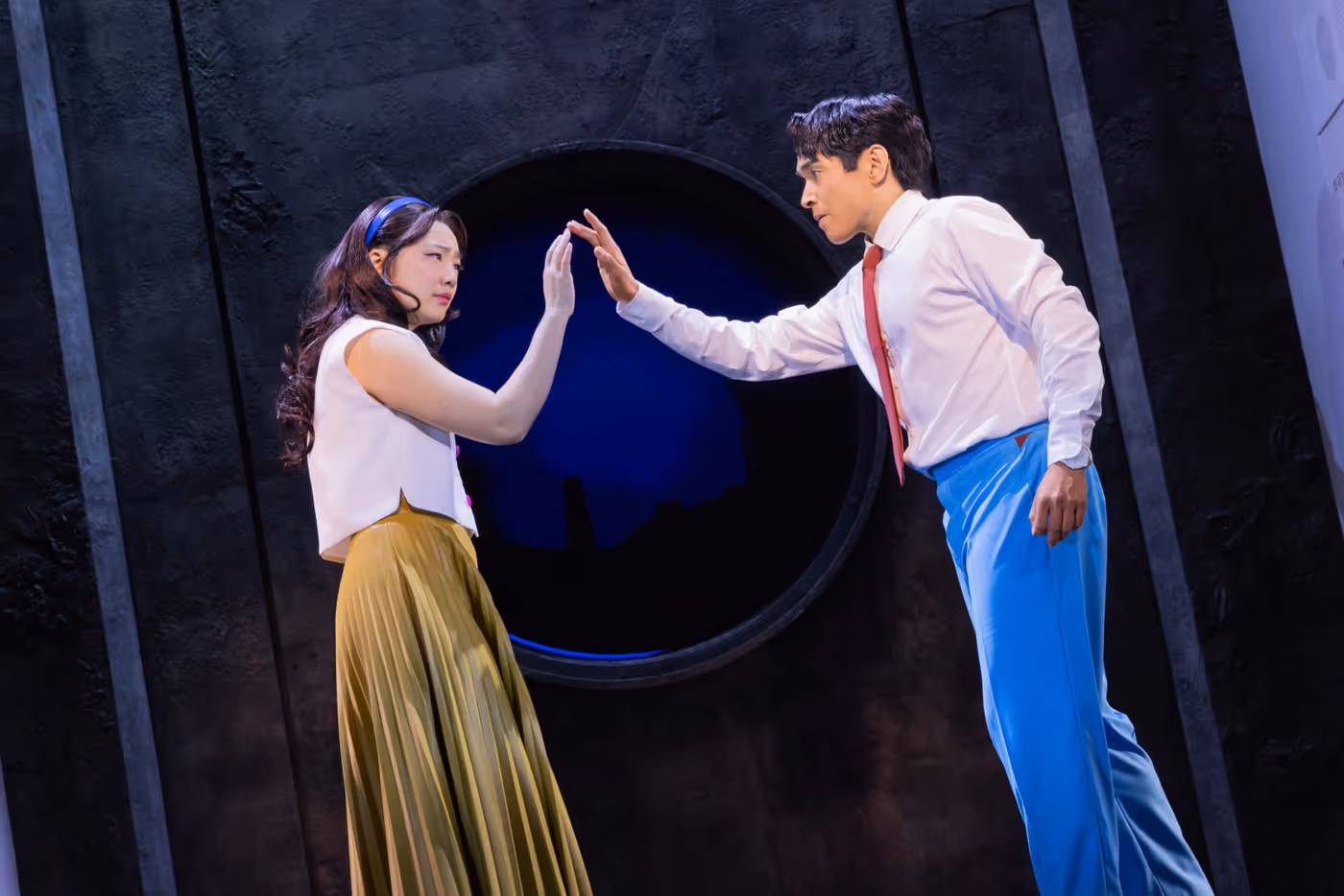 Photos: Zachary Noah Piser and Hannah Kevitt in MAYBE HAPPY ENDING Image
