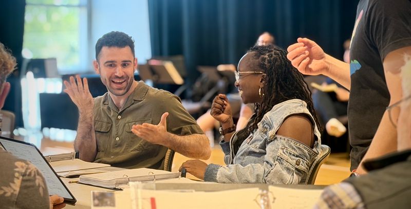 Photos: In Rehearsals for ASL and Spoken English ELEPHANT SHOES World Premiere — photo 3 of 6