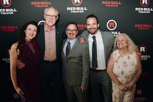 John Lithgow and the staff of Red Bull Theater Photo