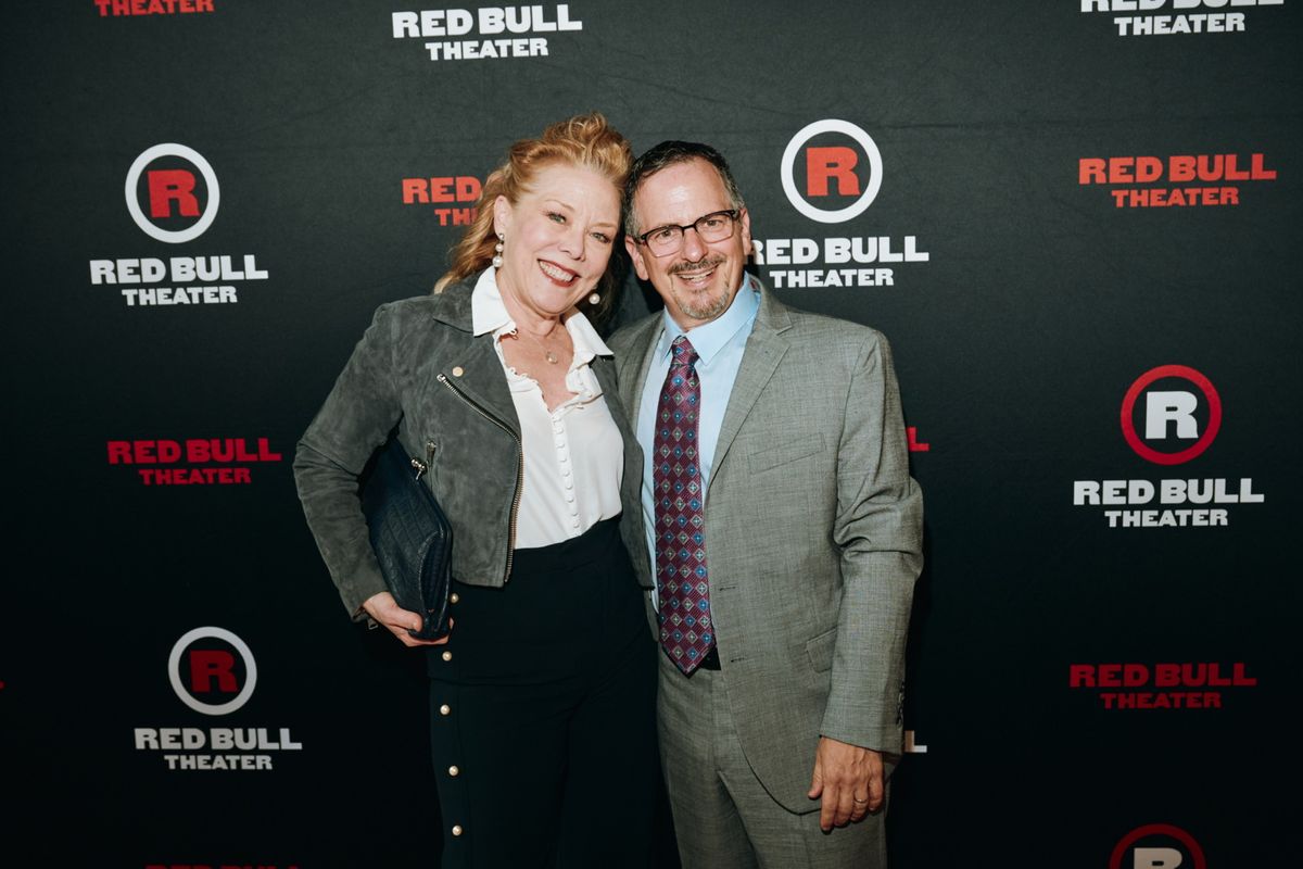 Kathryn Meisle with Founder and Artistic Director Jesse Berger at Photos: Red Bull Theater's Gala Honors John Lithgow and Joanna Cole