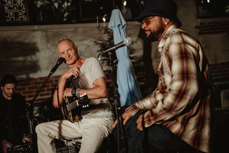 Photos: Sting and Shaggy Perform for the Broadway Community to Celebrate THE LAST SHIP — photo 10 of 15