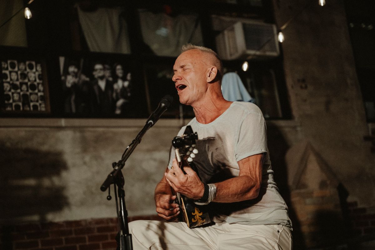 Sting at Photos: Sting and Shaggy Perform for the Broadway Community to Celebrate THE LAST SHIP
