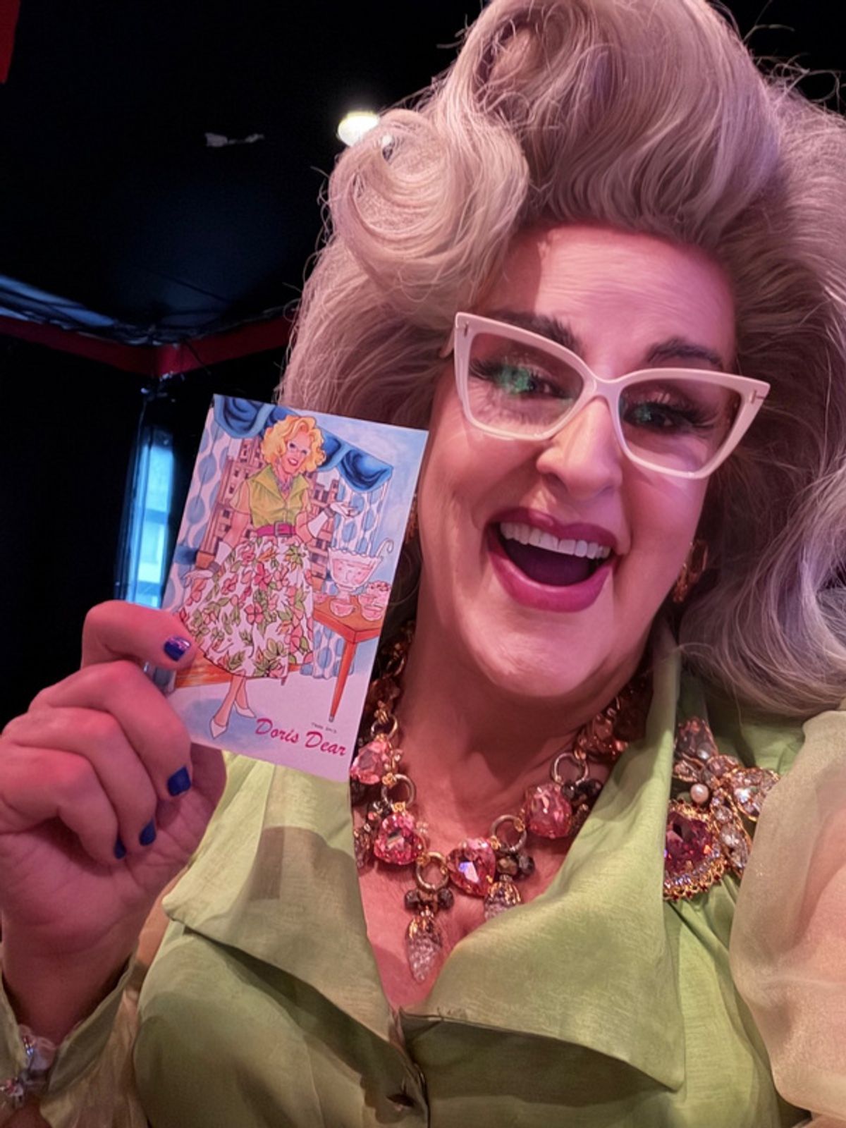 The custom Doris Dear postcards at Photos: Doris Dear Celebrates Pride with Postcarding Event