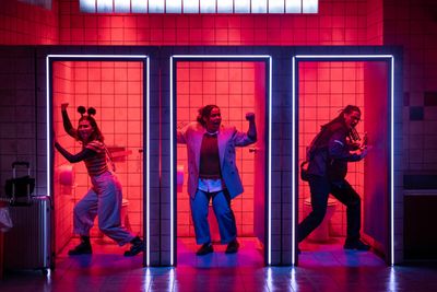(L-R) Grace Towning (Zo), Cole Dennis (Laura) and Ivano Turco (Finley) - Photography  Photo