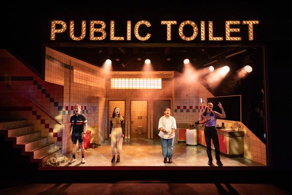 (L-R) Matt Corner (Andrew), Grace Towning (Zo), Cole Dennis (Laura) and Ivano Turco… Photo