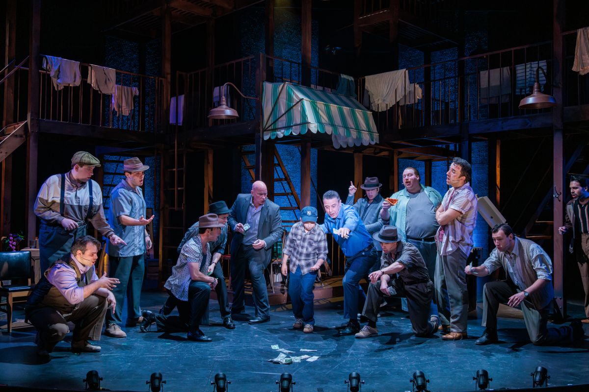 Rhys Natoli with Mike Keller at Photos: A BRONX TALE At THE REV Theatre Company