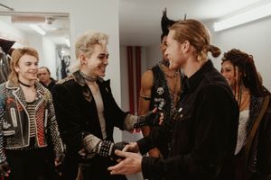 Ali Louis Bourzgui and Sam Reid @ BroadwayWorld Ali Louis Bourzgui and Sam Reid Photo