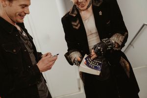 Ali Louis Bourzgui and Sam Reid @ BroadwayWorld Ali Louis Bourzgui and Sam Reid Photo