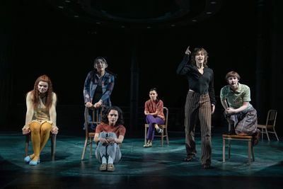 Katherine Reis, Mia Pak, Juliana Canfield, Gabi Gampo, King Princess, and Sally Shaw. Photo