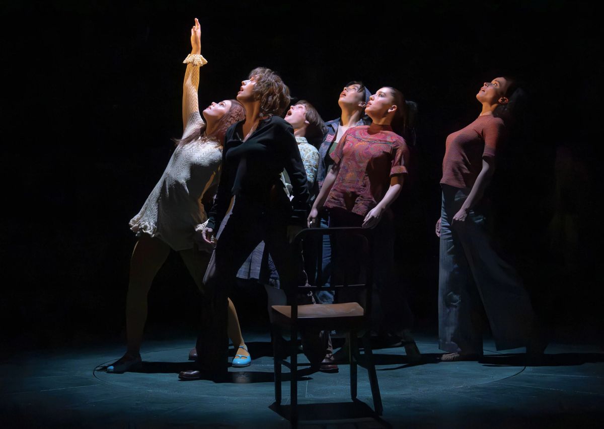 Katherine Reis, King Princess, Sally Shaw, Mia Pak, Gabi Campo, and Juliana Canfield. at Video: GIRL, INTERRUPTED At The Public Theater- First Look