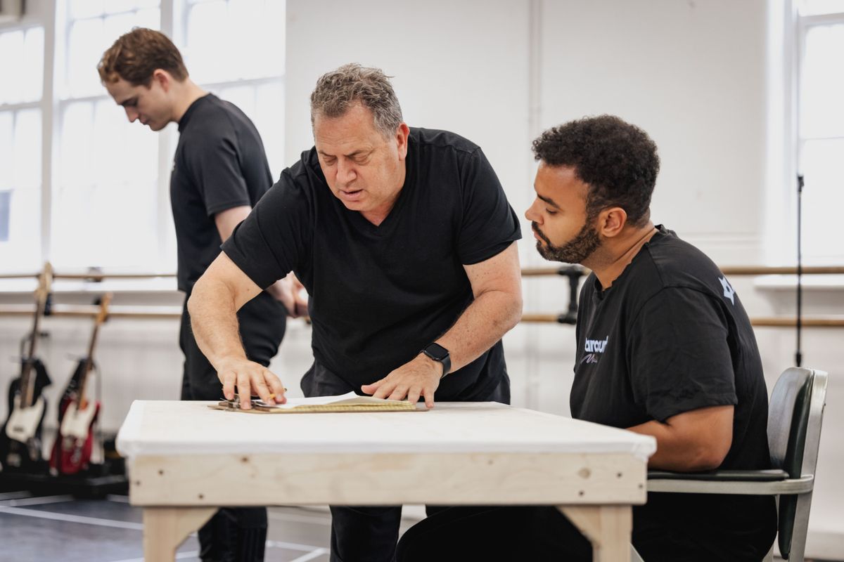 Toby Miles, Danny Austin and Damien Winchester at Photos: JERSEY BOYS 20th Anniversary UK & Ireland Tour in Rehearsal