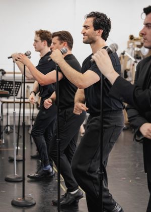 LtoR Toby Miles, Luke Baker & Carlo Boumouglbay @ BroadwayWorld LtoR Toby Miles, Luke Baker & Carlo Boumouglbay Photo