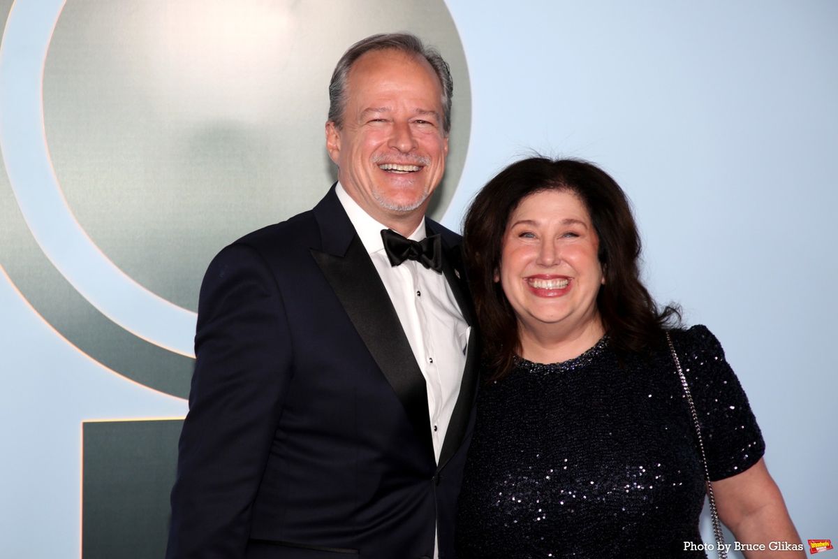 Mike Morris & Marcy Cheisler at Photos: 2026 Tony Awards- Stars Walk the Red Carpet