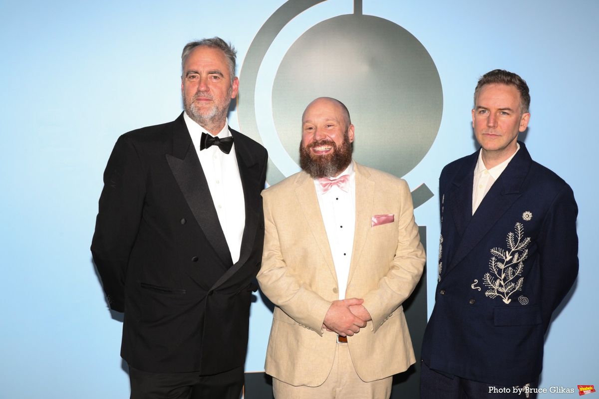 Duncan MacMillan, Jonny Donahoe, & Jeremy Herrin at Photos: 2026 Tony Awards- Stars Walk the Red Carpet