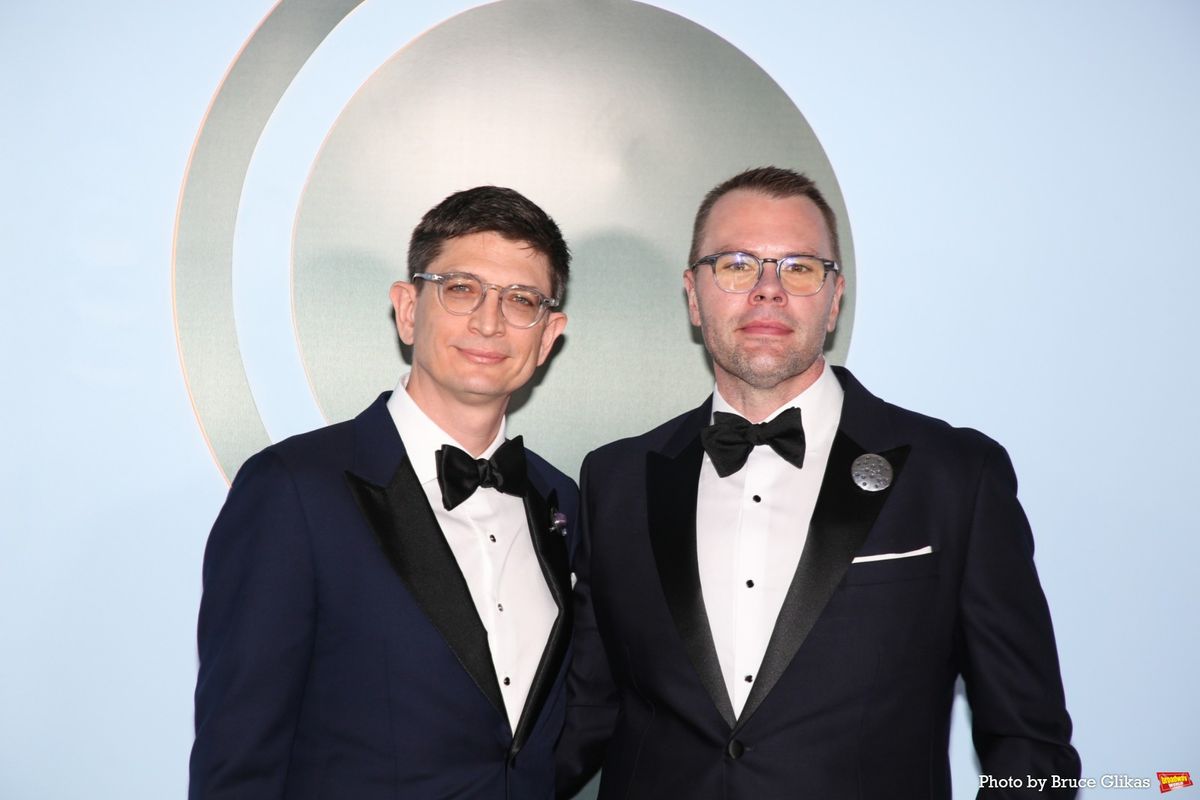 Sam Hunter & Samuel D. Hunter at Photos: 2026 Tony Awards- Stars Walk the Red Carpet