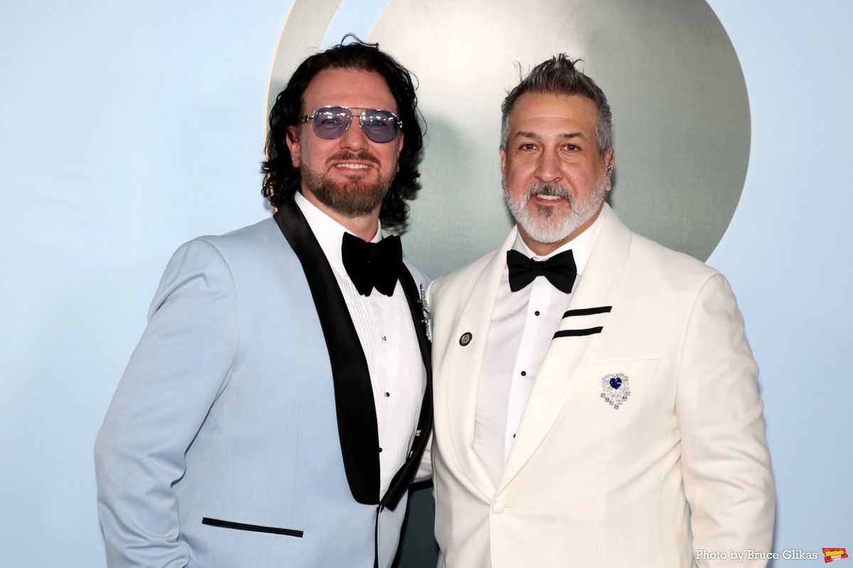 Joey Fatone & JC Chasez at Photos: 2026 Tony Awards- Stars Walk the Red Carpet
